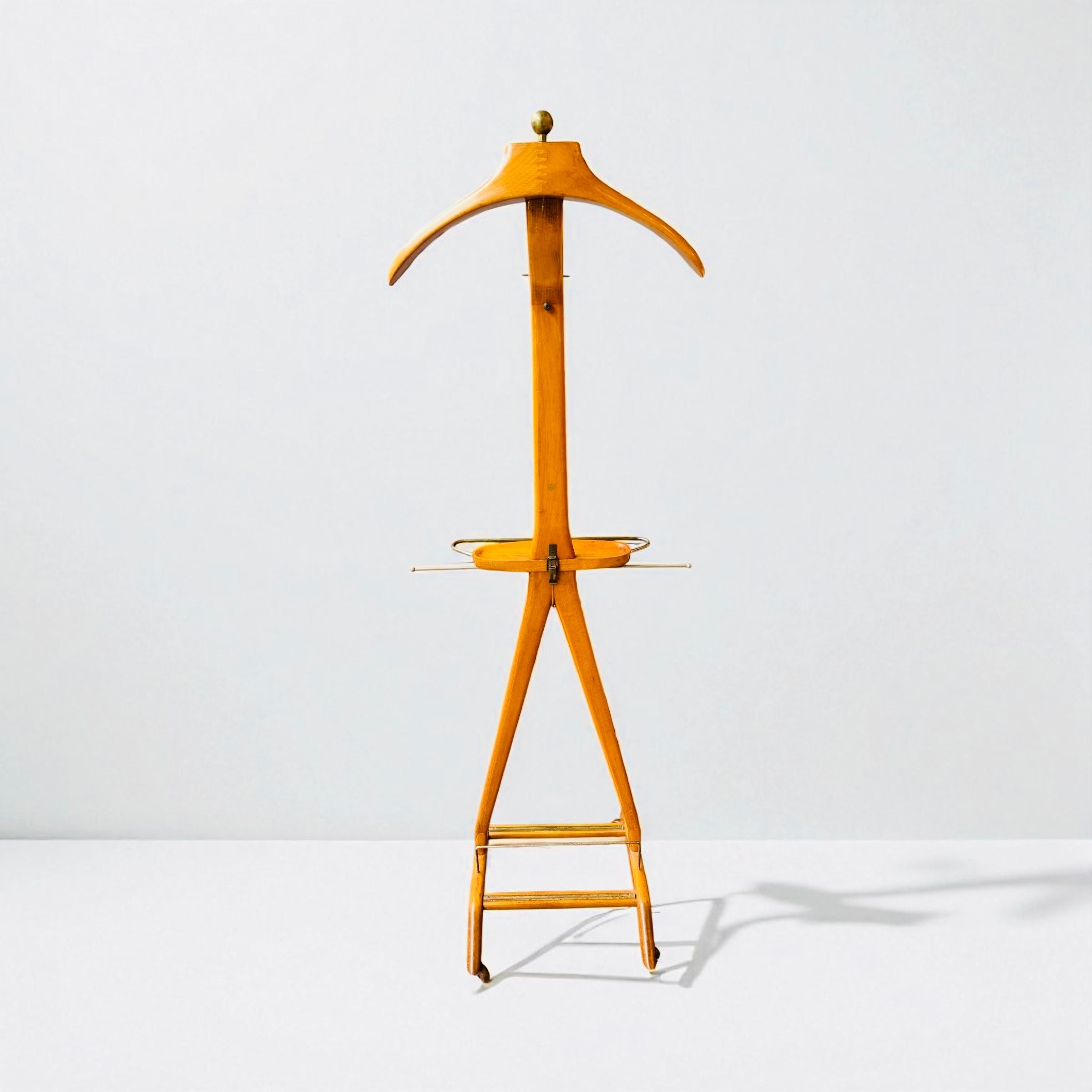 Mid-Century moderno appendiabiti valet By Ico Parisi in vendita