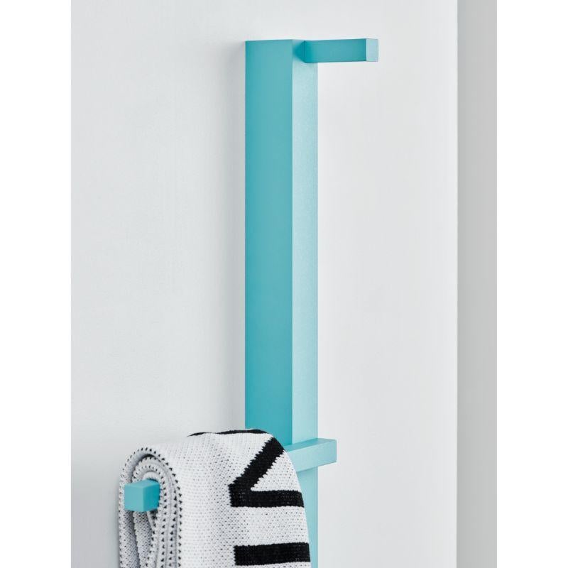 Contemporary Valet Coat Hanger, Pastel Turquoise by Atelier Ferraro For Sale
