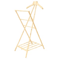 Valet dans le style de Jacques Adnet Sur  Métal blanc Espagne 1970