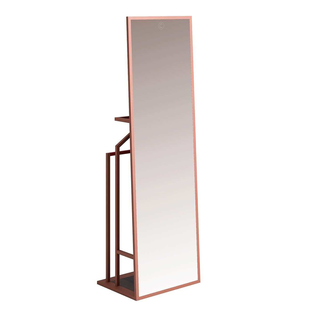 valet stand with mirror