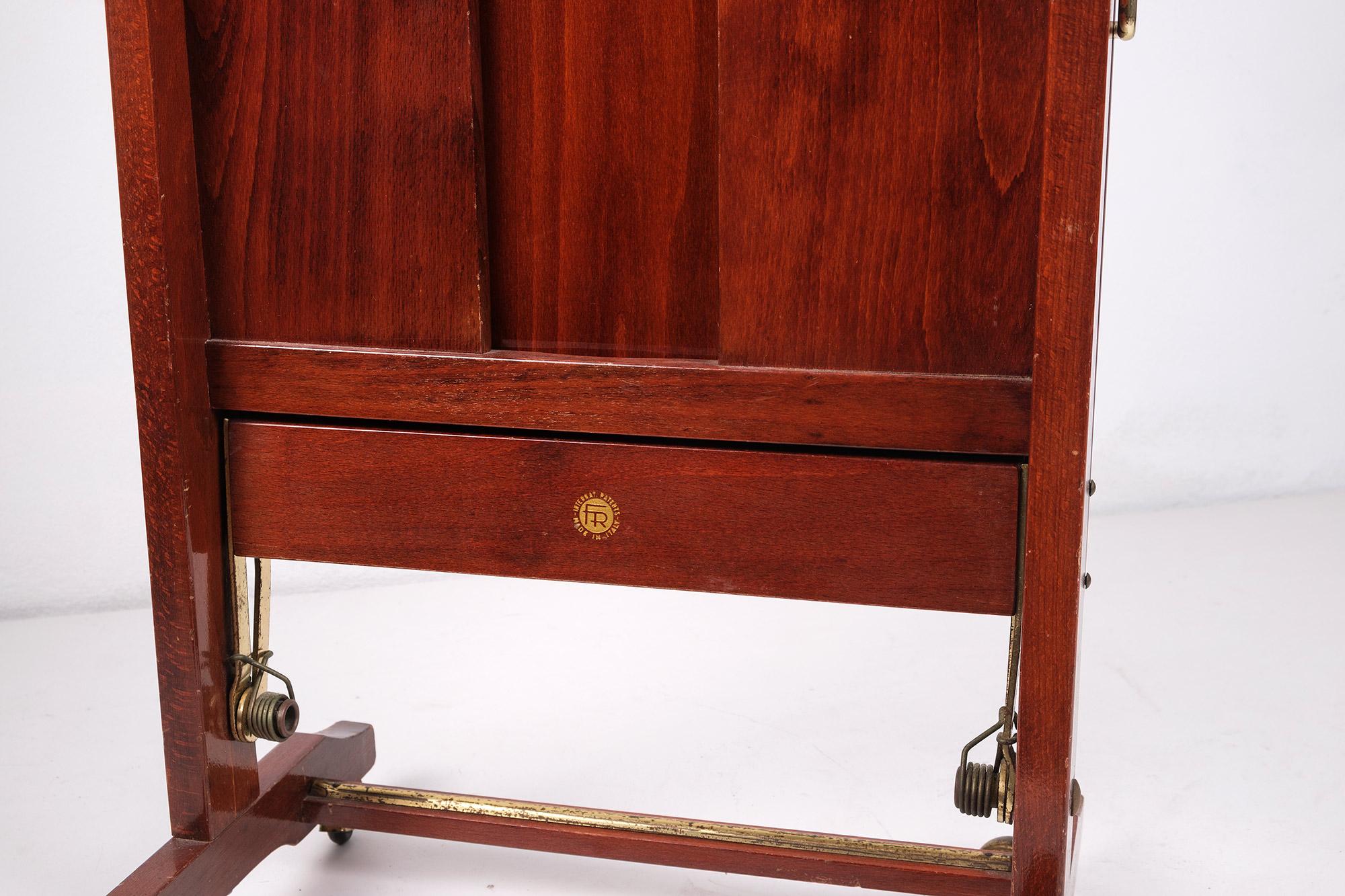 Mid-20th Century Valet Stand and Trouser Press by Fratelli Reguitti, Italy For Sale