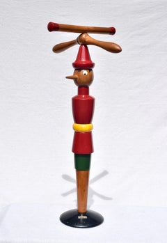Valet Stands Pinocchio & Jiminy Cricket, 1940s Italian Design