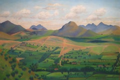 Valetta Swann (1904-1973) originales großes MEXIKANISCH/AMERIKANISCHes Ölgemälde aus den 1940er Jahren