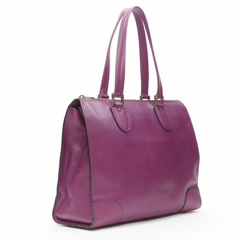 purple leather top
