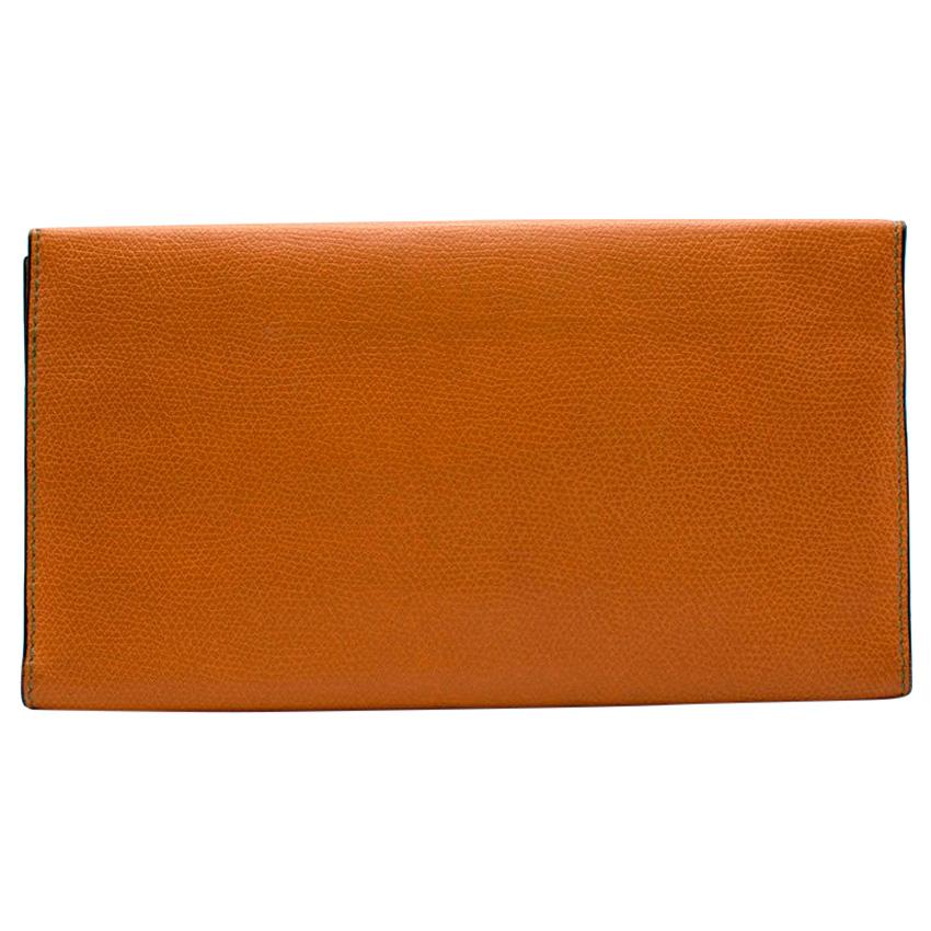 Valextra Vertical Leather Wallet  For Sale
