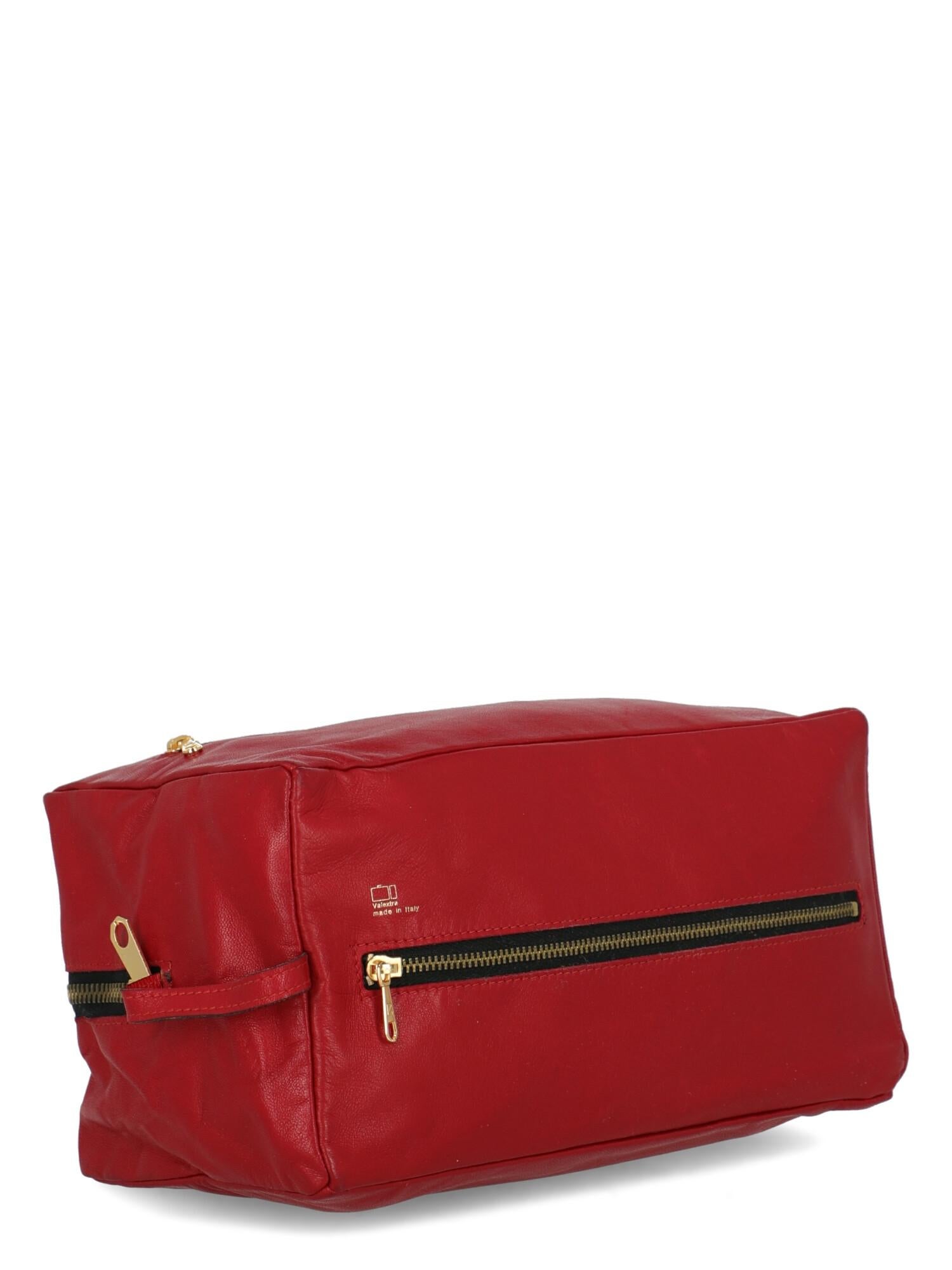 Valextra Woman Handbag Red Leather For Sale 1