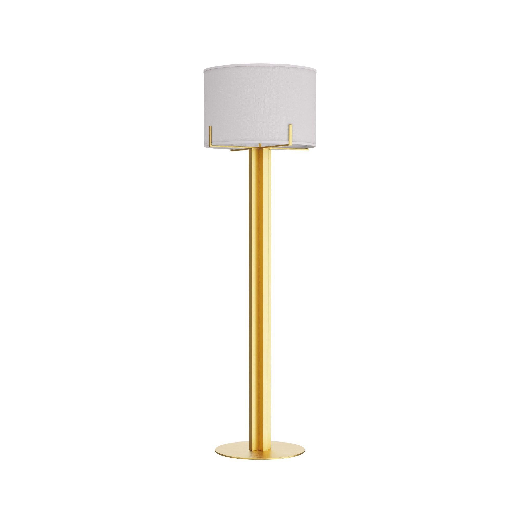 Lampadaire Valiant PFC08-SH002 - Laiton antique, fer en vente 4
