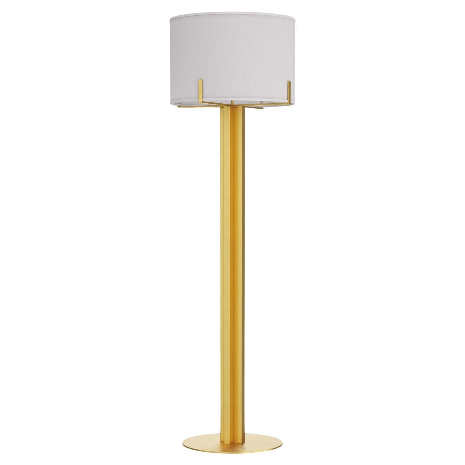 Lampadaire Valiant PFC08-SH002 - Laiton antique, fer