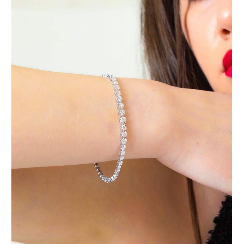 Women's 2.28ct Diamond Tennis Bracelet - Aries For Sale