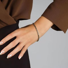 4.80ct Black Diamond Tennis Bracelet