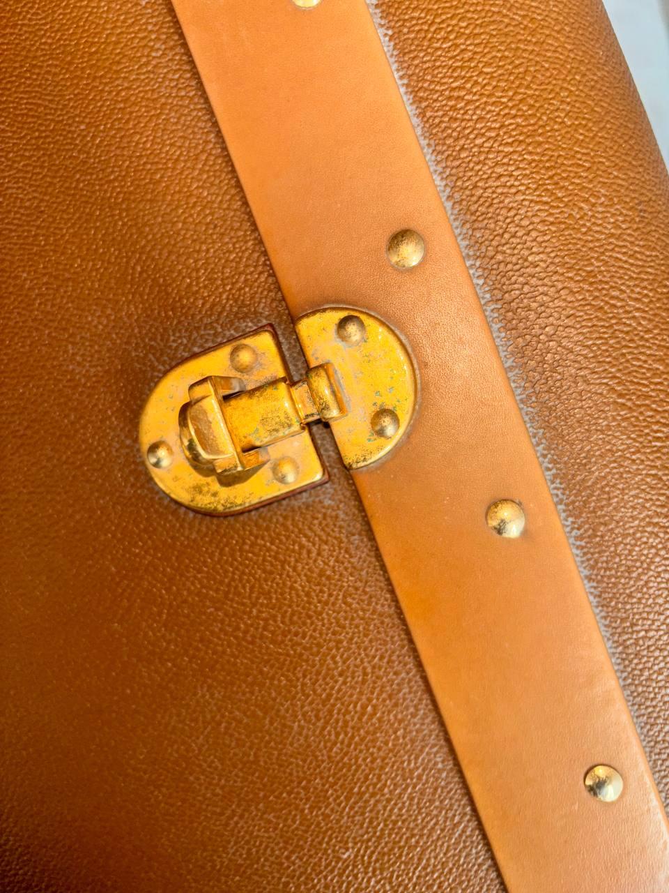 Trussardi Trussardi Maletín 24 horas colección Crespo en piel abertura con bolsa pequeña Italian en venta