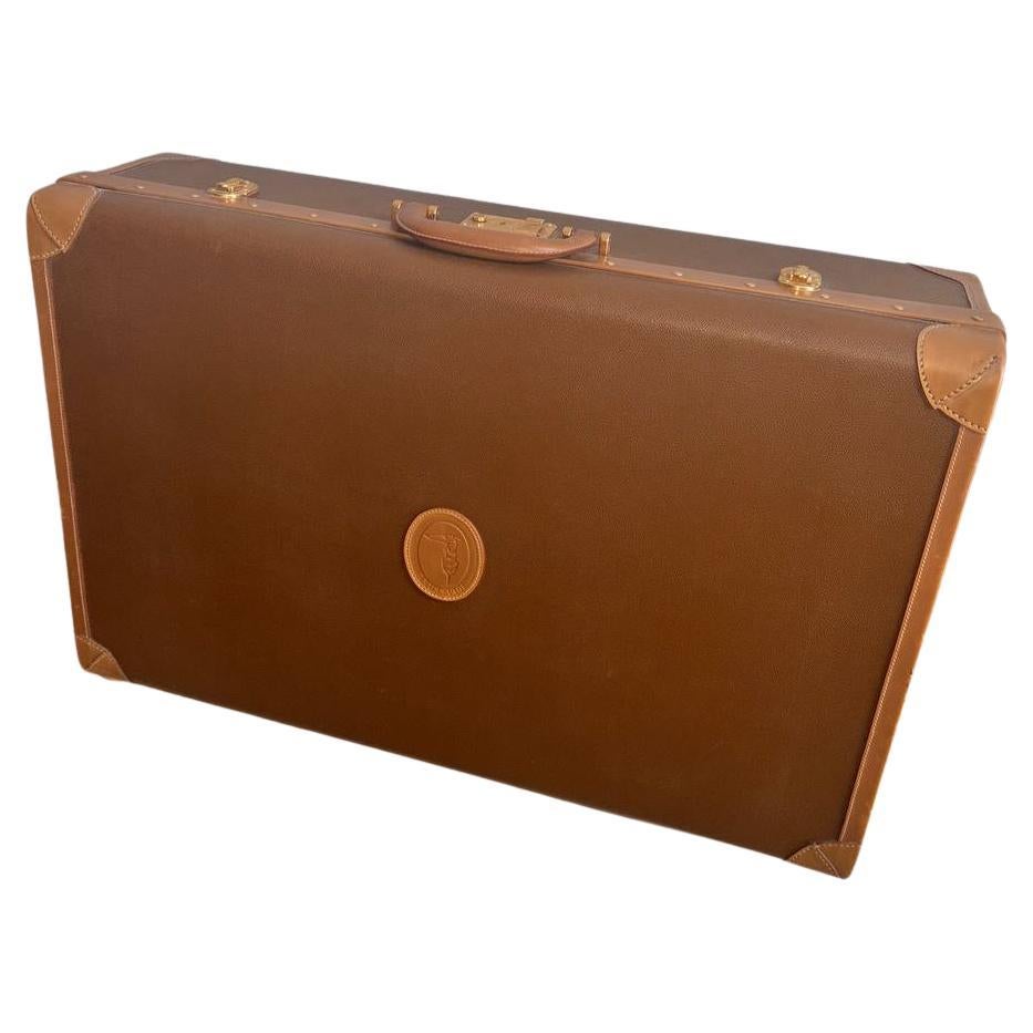 Trussardi Trussardi Maletín 24 horas colección Crespo en piel abertura con bolsa pequeña en venta