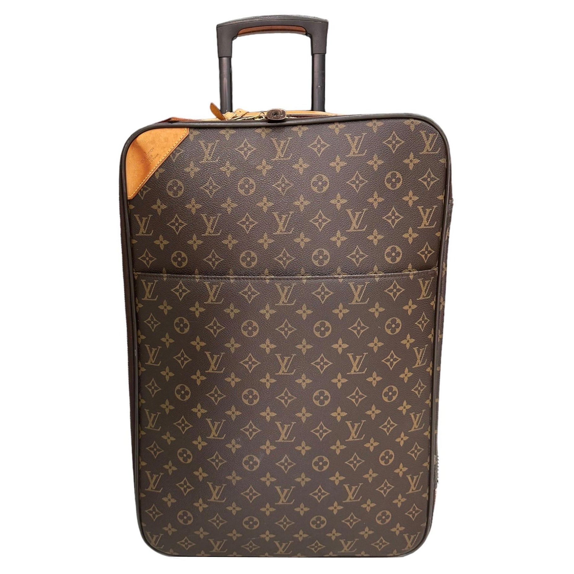 Valigia Louis Vuitton Trolley Pegase 55 mit Monogramm
