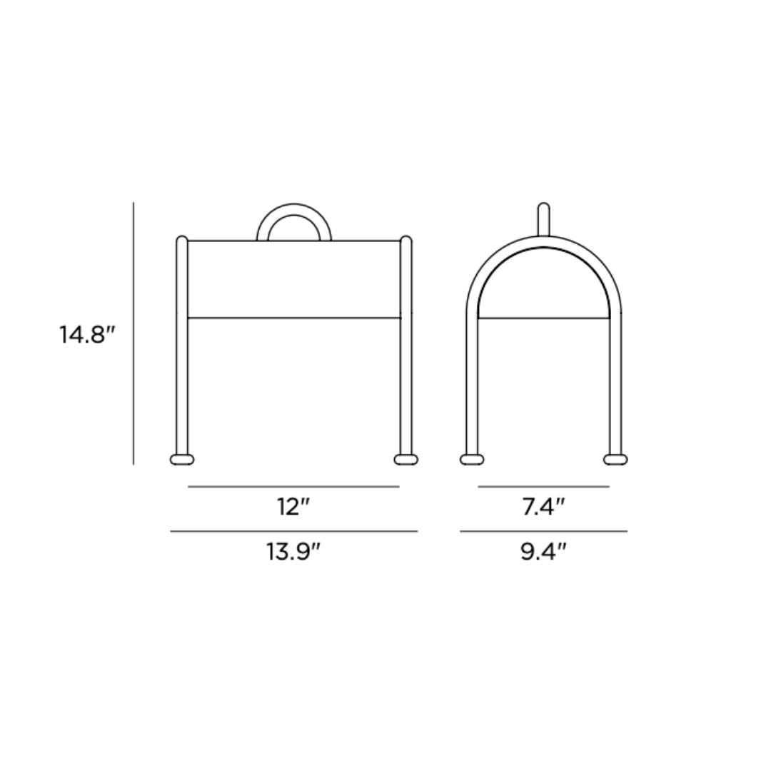 'Valigia' Memphis Style Floor or Table Lamp by Ettore Sottsass for Stilnovo (21. Jahrhundert und zeitgenössisch) im Angebot