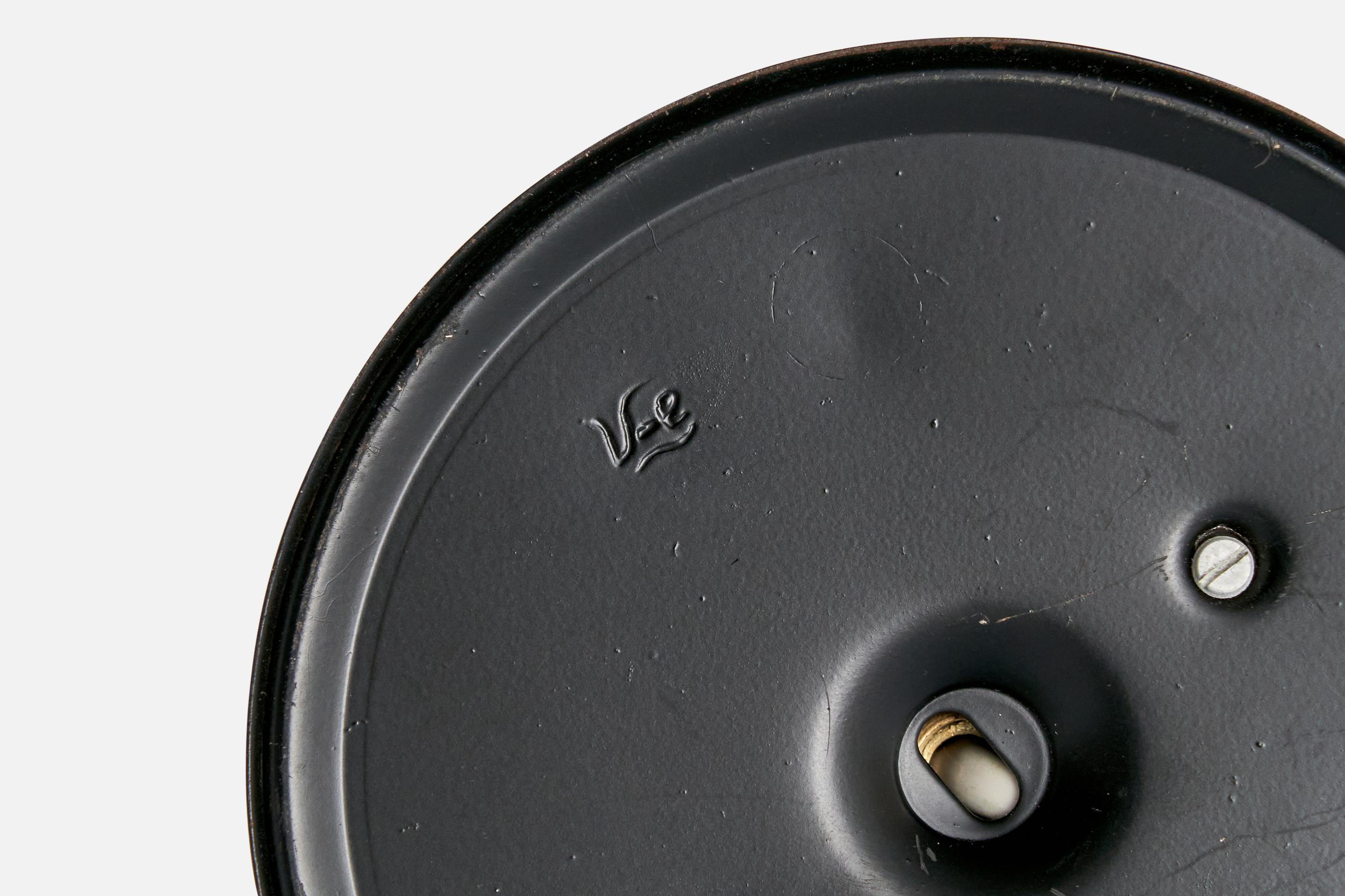 Valinte Oy, Lámpara de mesa, Latón, Metal, Tela, Finlandia, Años 60 en venta 3
