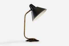 Valinte, lampada da tavolo, ottone, metallo, Finlandia, anni '60