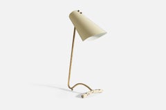 Retro Valinte, Table Lamp for Paimio Sanatorium, Brass, Tin, Cast Iron, Finland, 1950s