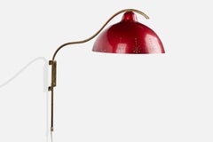 Valinte, Wall Light, Brass, Metal, Finland, 1950s