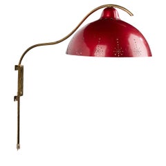 Valinte, Wall Light, Brass, Metal, Finland, 1950s