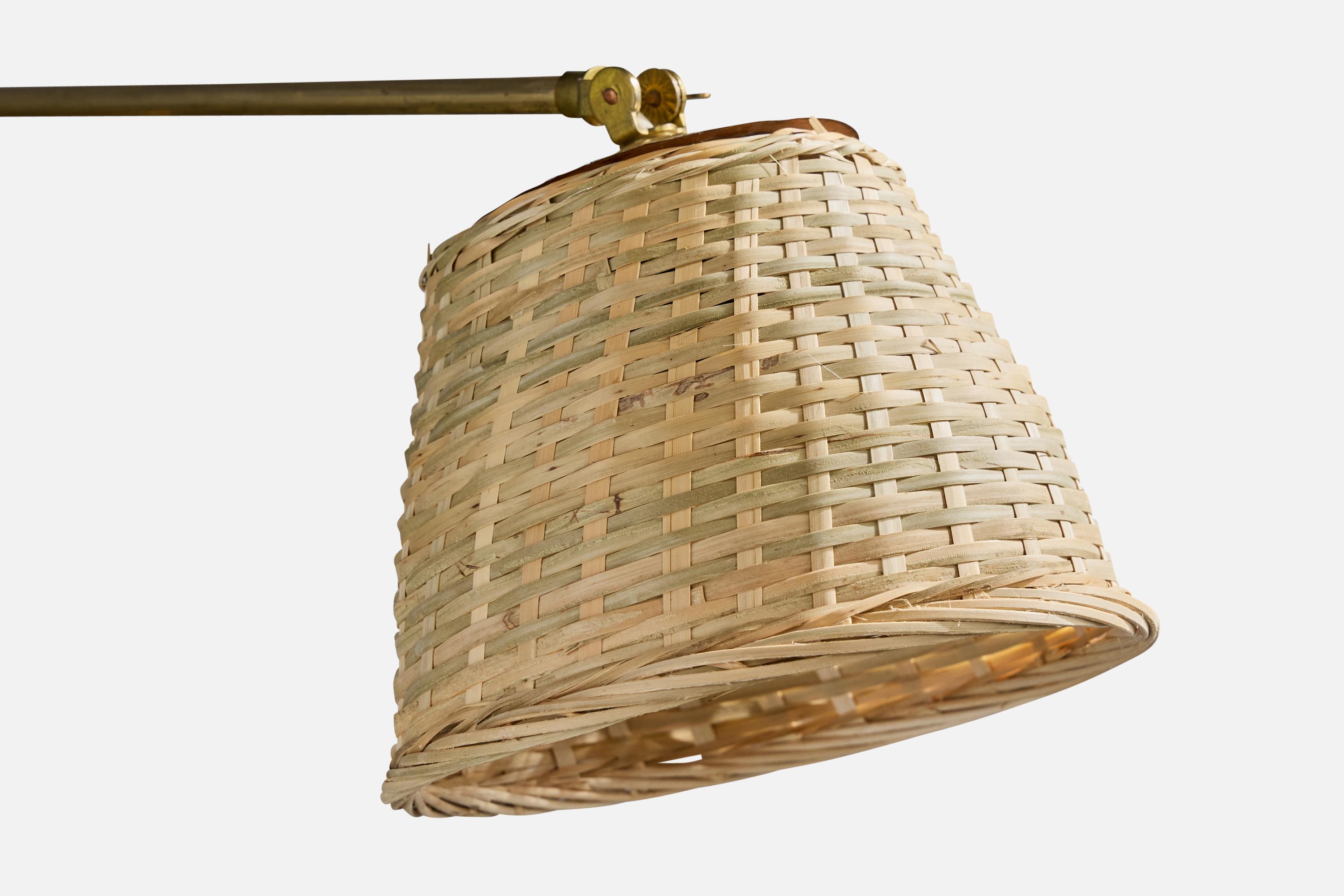 Valinte, Aplique, Latón, Ratán, Finlandia, Años 50 en venta 2