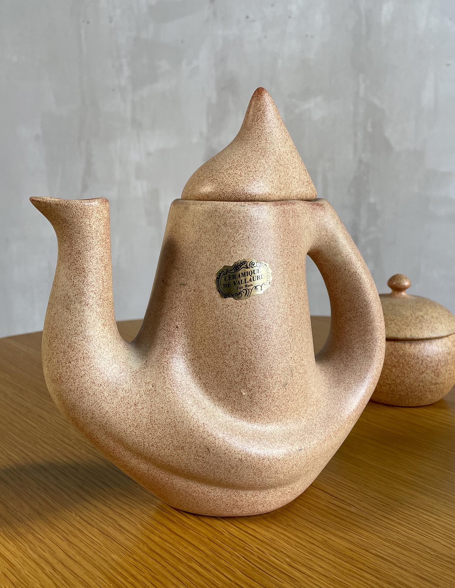 Vallauris, servicio de café de 17 piezas, Francia 1960 en venta 4