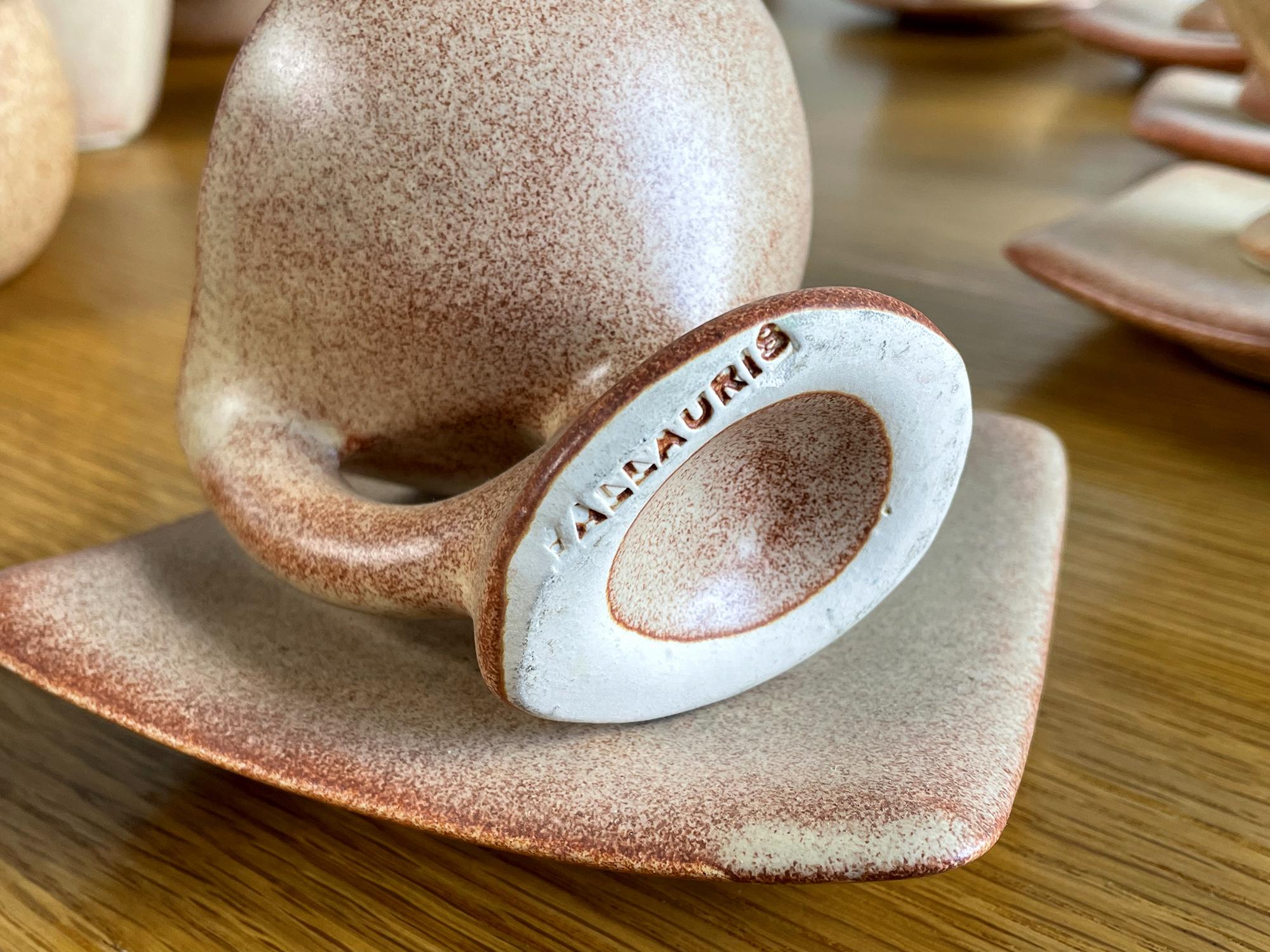 Vallauris, servicio de café de 17 piezas, Francia 1960 Francés en venta