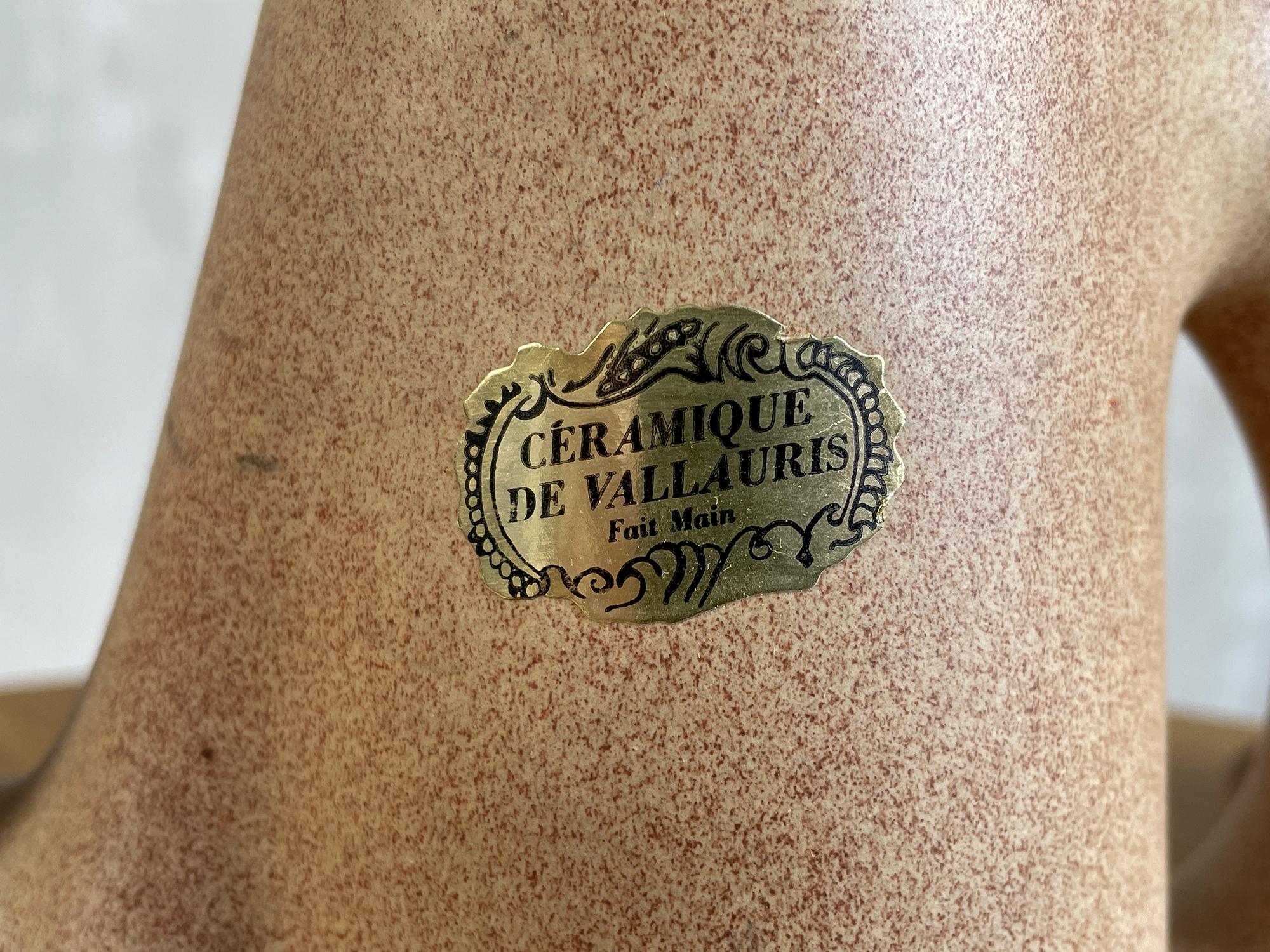Vallauris, servicio de café de 17 piezas, Francia 1960 mediados del siglo XX en venta