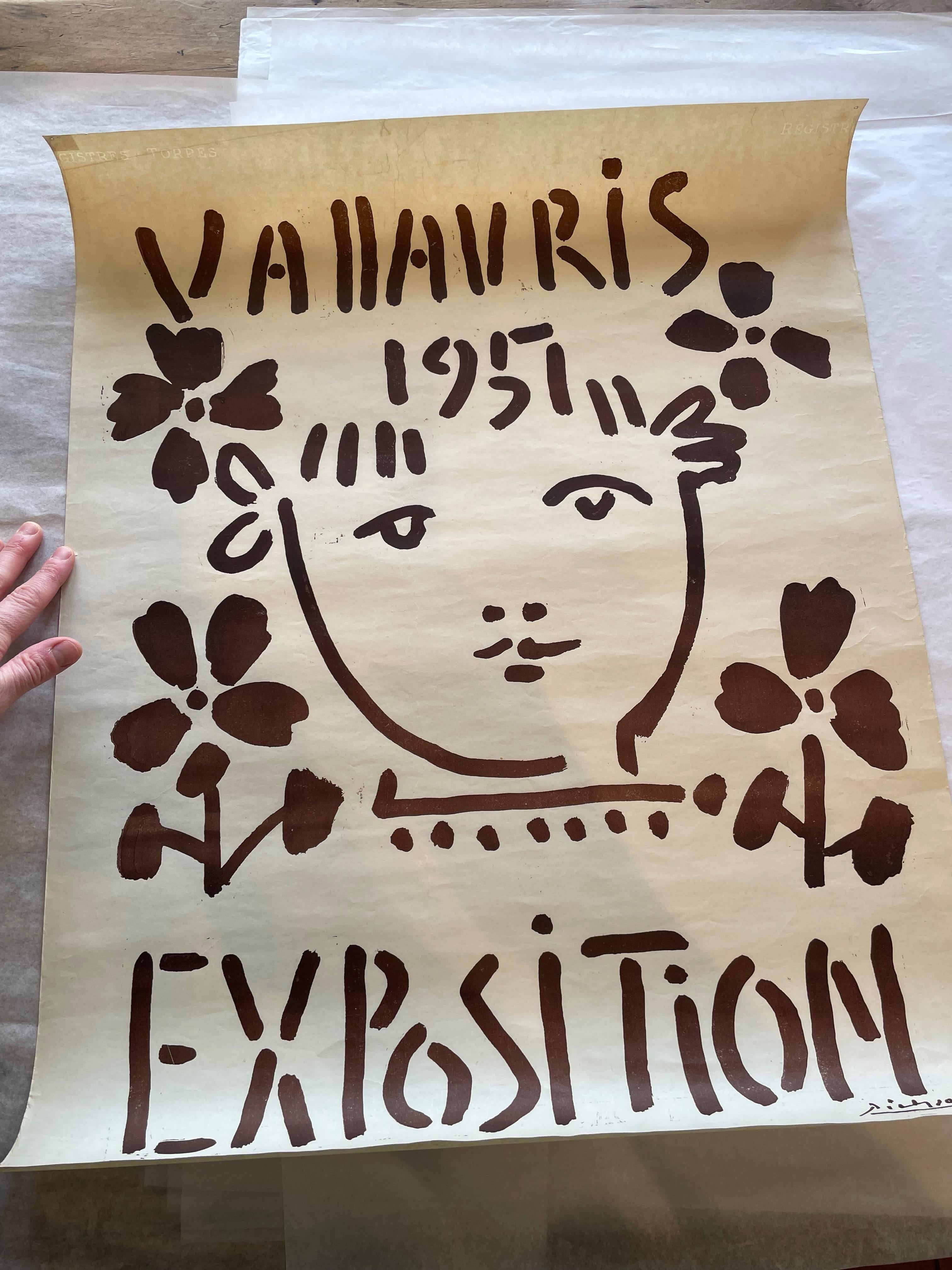 Artist: Pablo Picasso

Title: Vallauris 1951 Exposition, 1951

Date: 1951

Medium: Linocut

Printer: Hidalgo Arnera

Size: 65 x 50 cm

Signed: In plate.