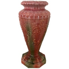 Vallauris, piédestal Art nouveau en céramique, datant d'environ 1900