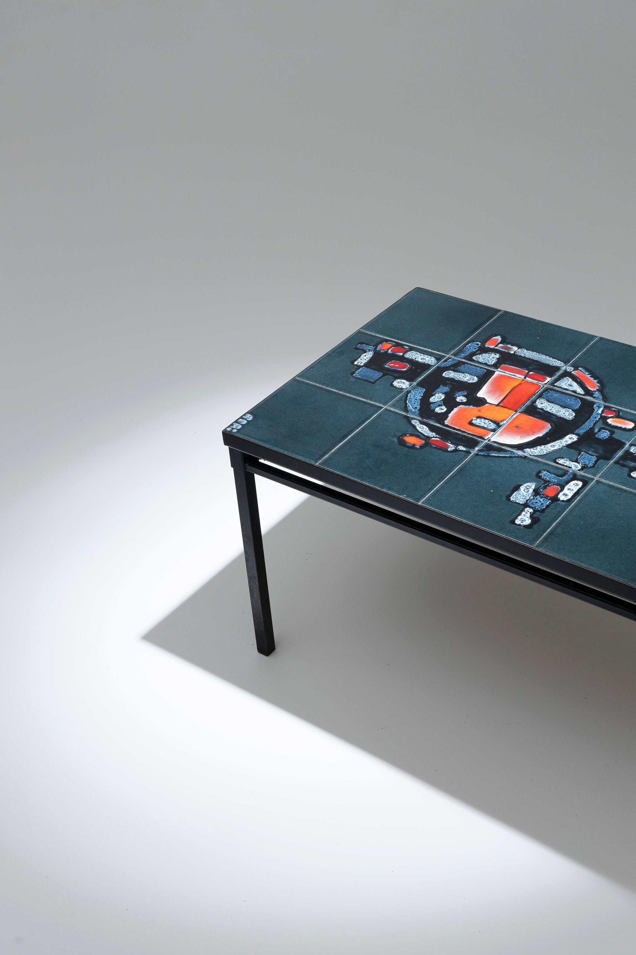 Vallauris Belarti ceramic coffee table 5