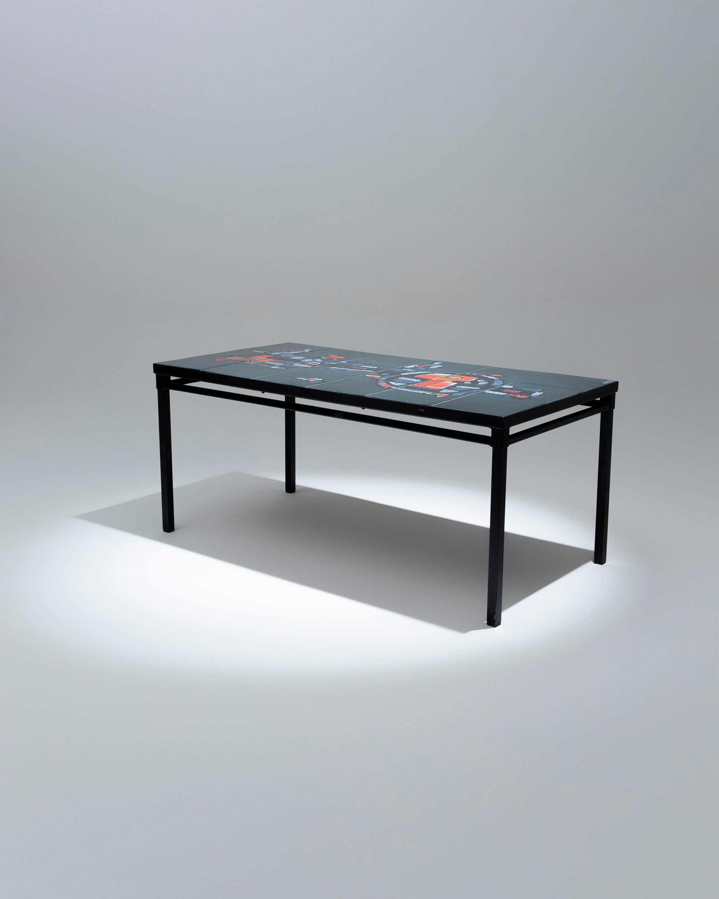 20th Century Vallauris Belarti ceramic coffee table