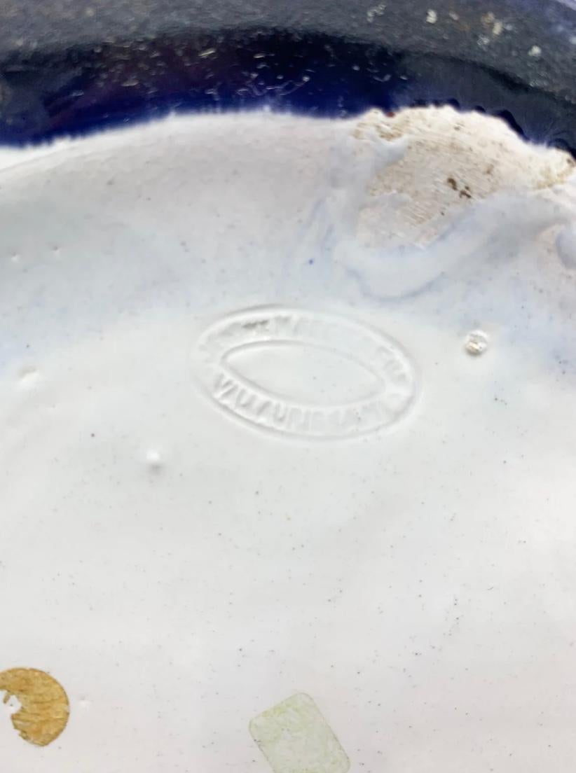 Brocca in ceramica blu Vallauris AM degli anni '50 in vendita 3