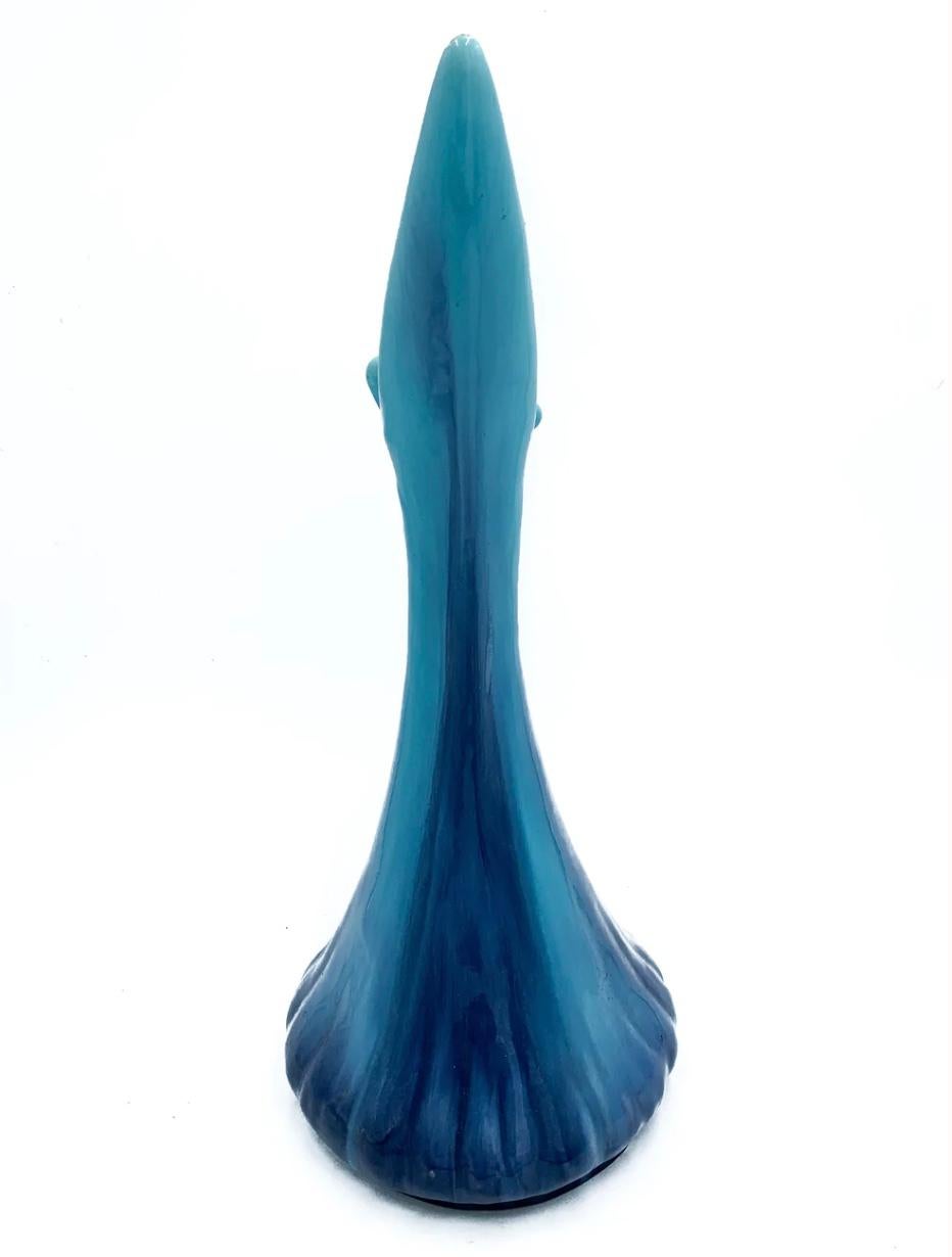 Céramique Pichet en céramique bleue de Vallauris des années 1950 en vente