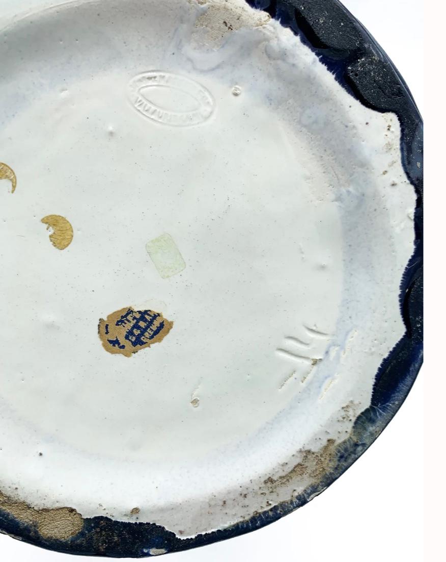 Brocca in ceramica blu Vallauris AM degli anni '50 in vendita 2