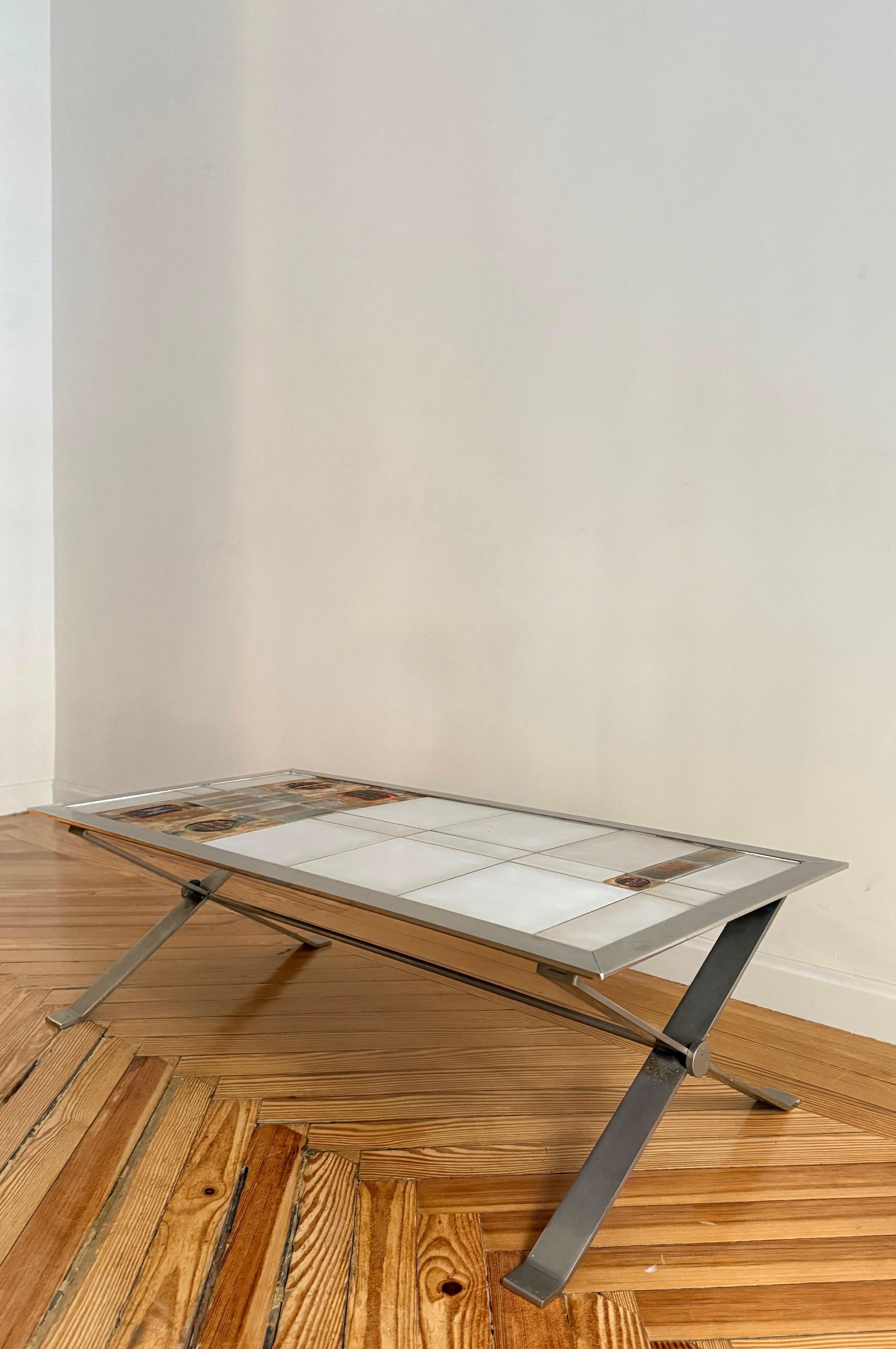 Fin du 20e siècle Vallauris Ceramic Table designed by Sir Terence Conran en vente