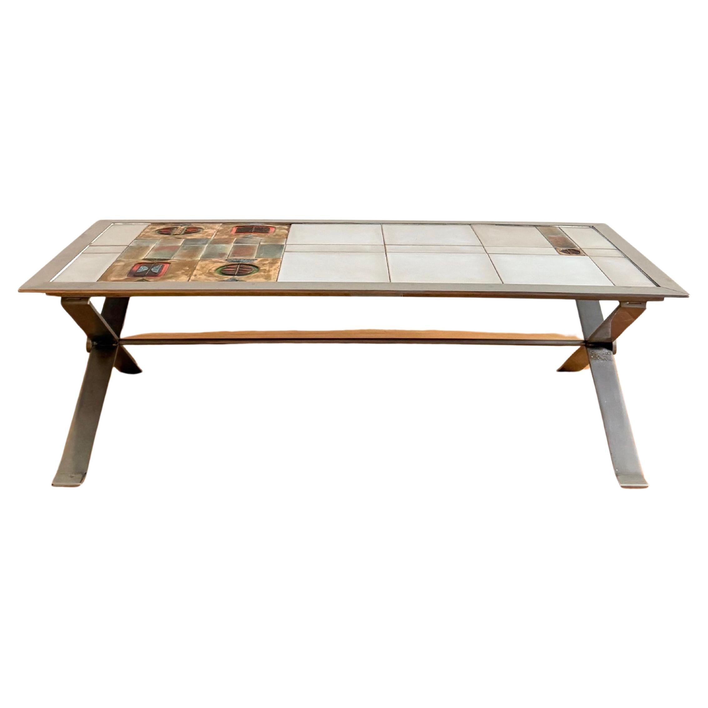 Vallauris Ceramic Table designed by Sir Terence Conran
