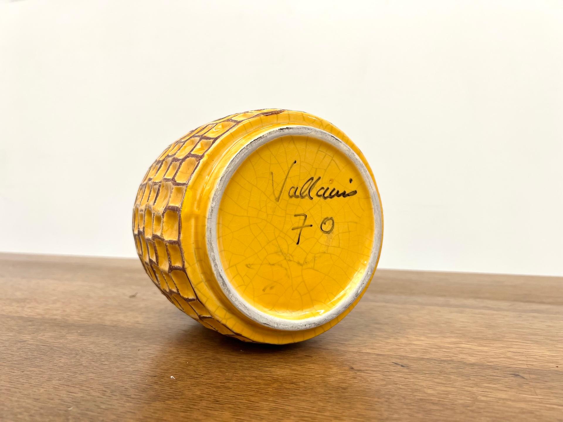 Keramikvase Vallauris, 1970er Jahre. im Angebot 5