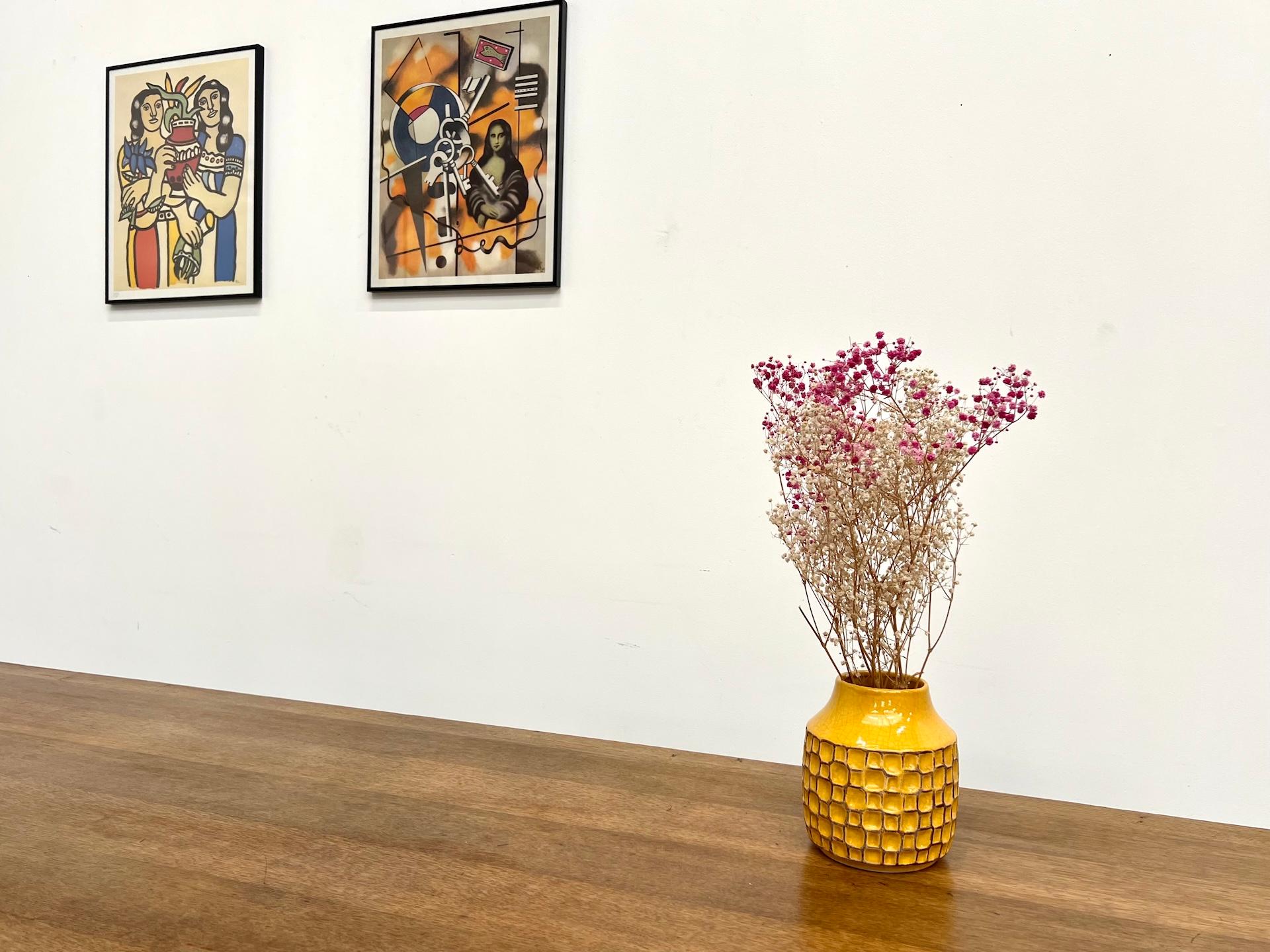 Keramikvase Vallauris, 1970er Jahre. (Französische Provence) im Angebot