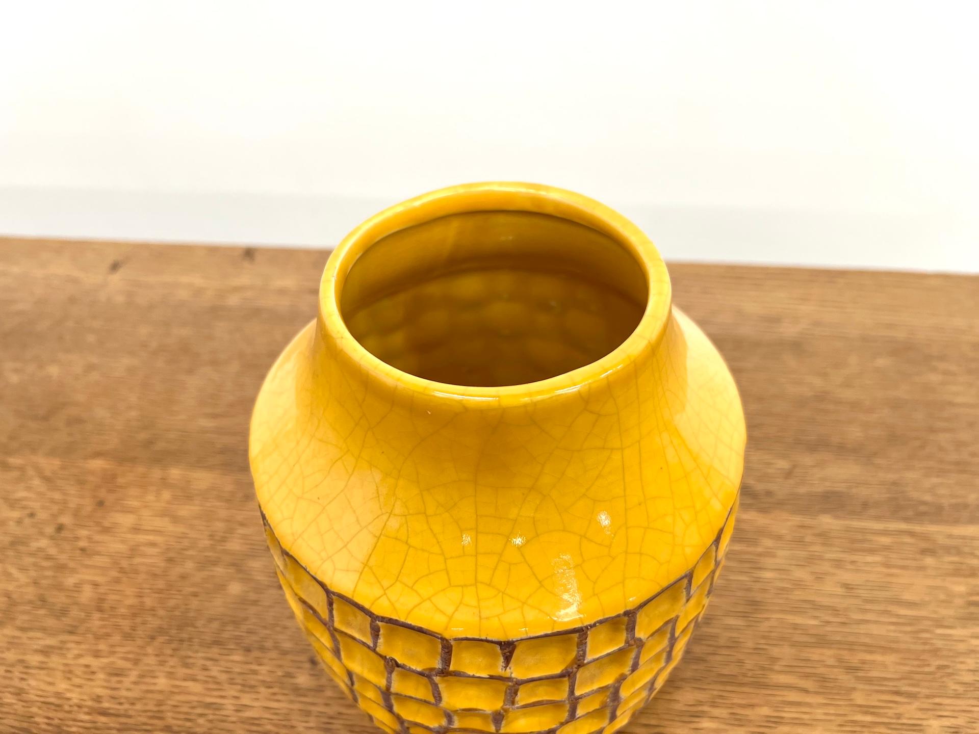 Keramikvase Vallauris, 1970er Jahre. im Angebot 3