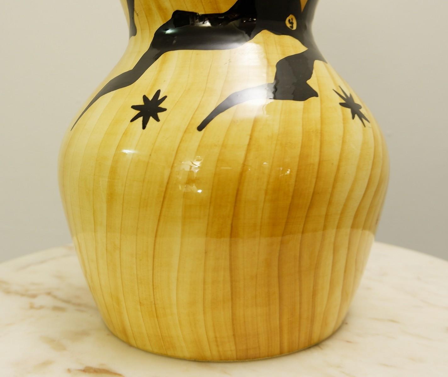 Mid-Century Modern Vallauris Ceramic Vase by Granjean Jourdan, 1960s