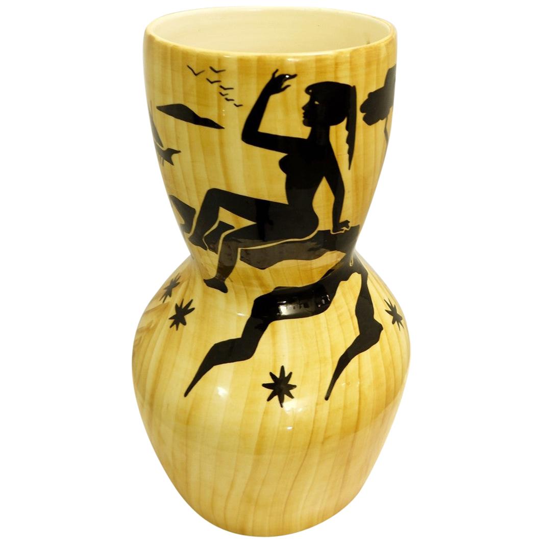 Vallauris Ceramic Vase by Granjean Jourdan, 1960s