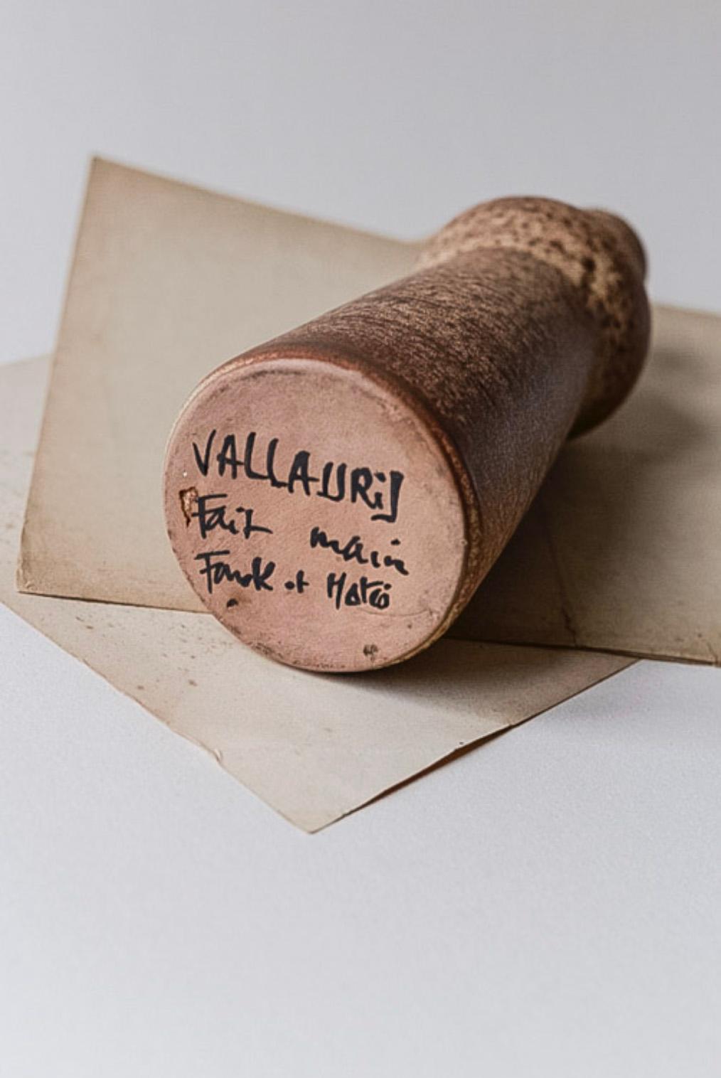 Vase Vallauris par Jacques Fonck & Jean Mateo Excellent état - En vente à ROUEN, FR