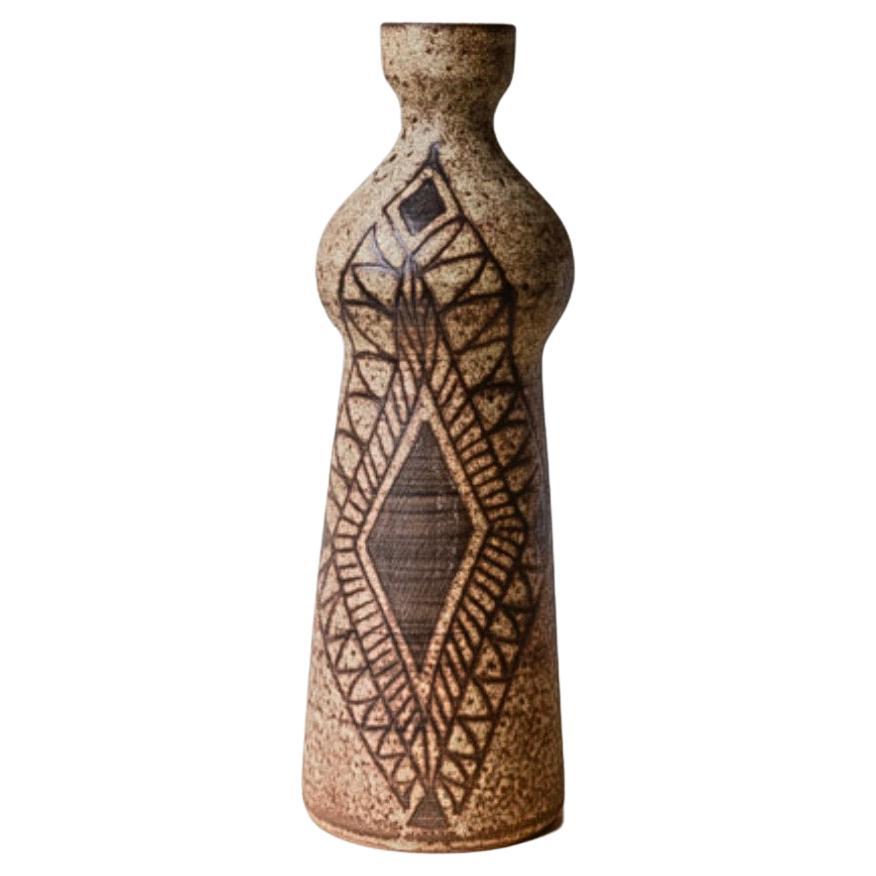 Vallauris Ceramic Vase by Jacques Fonck & Jean Mateo For Sale