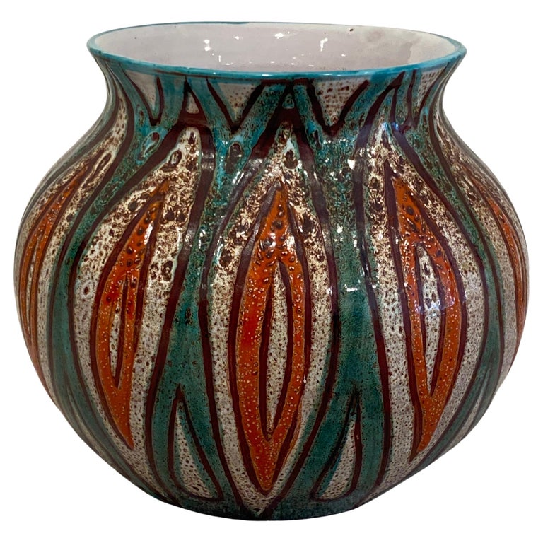 Vallauris Ceramic Vase For Sale at 1stDibs