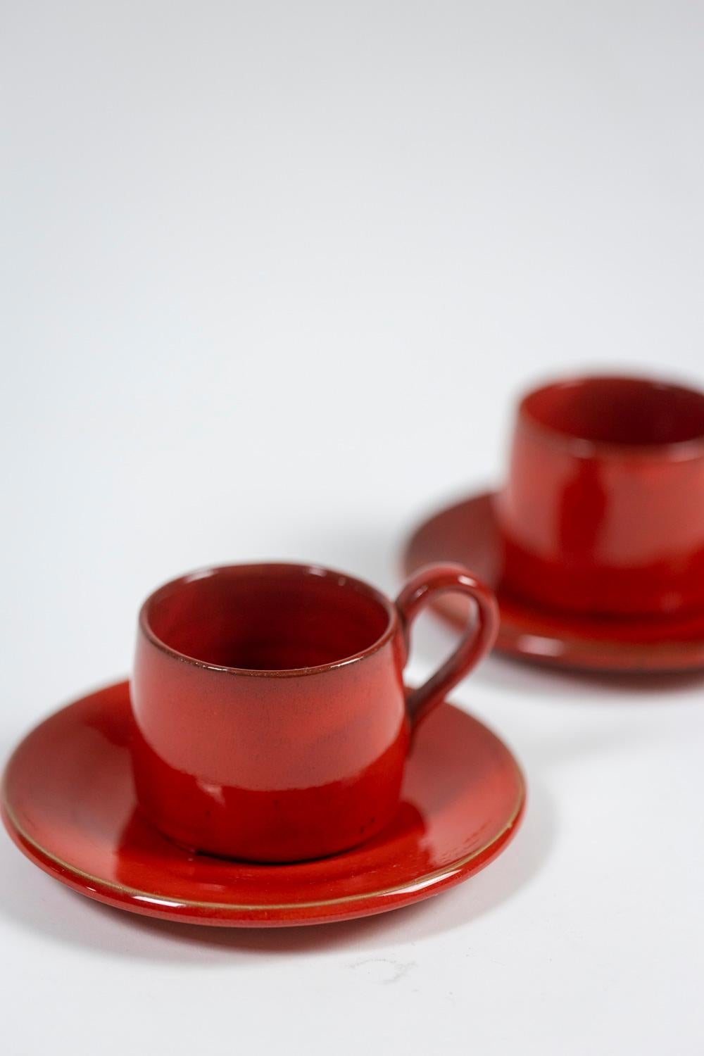 20th Century Vallauris, Coffee Service, 1970s For Sale