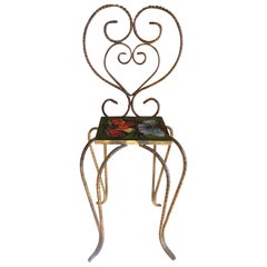 Vallauris Decorative Chair by Le Duc Raymond, France, 1950