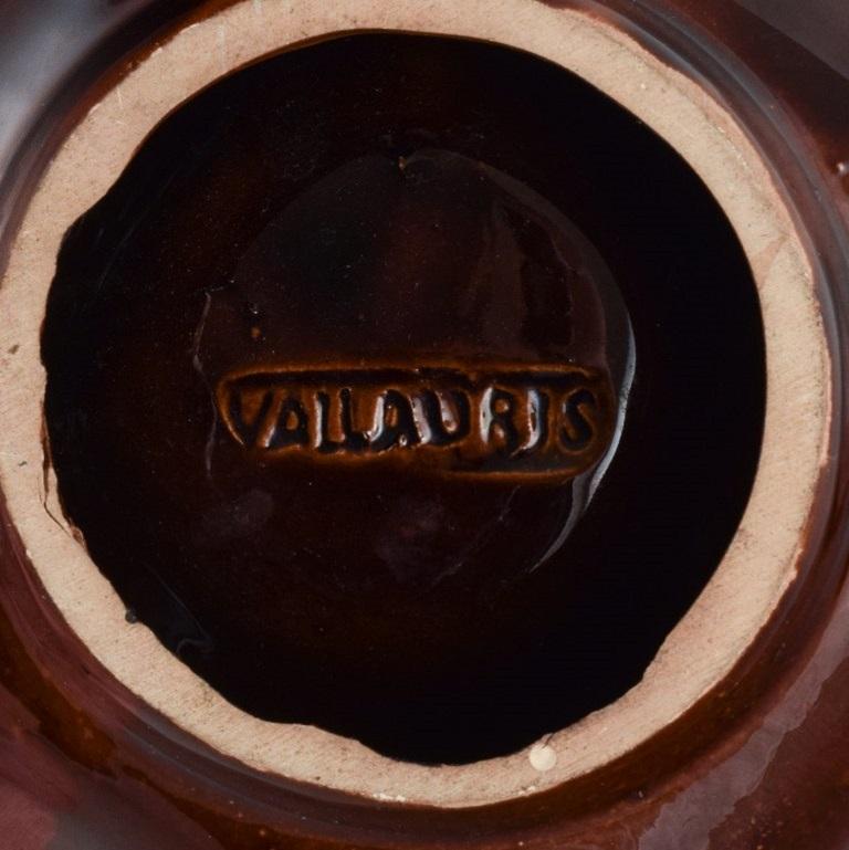 Vallauris, France, trois bols en céramique aux glaçures aux couleurs vives. en vente 1