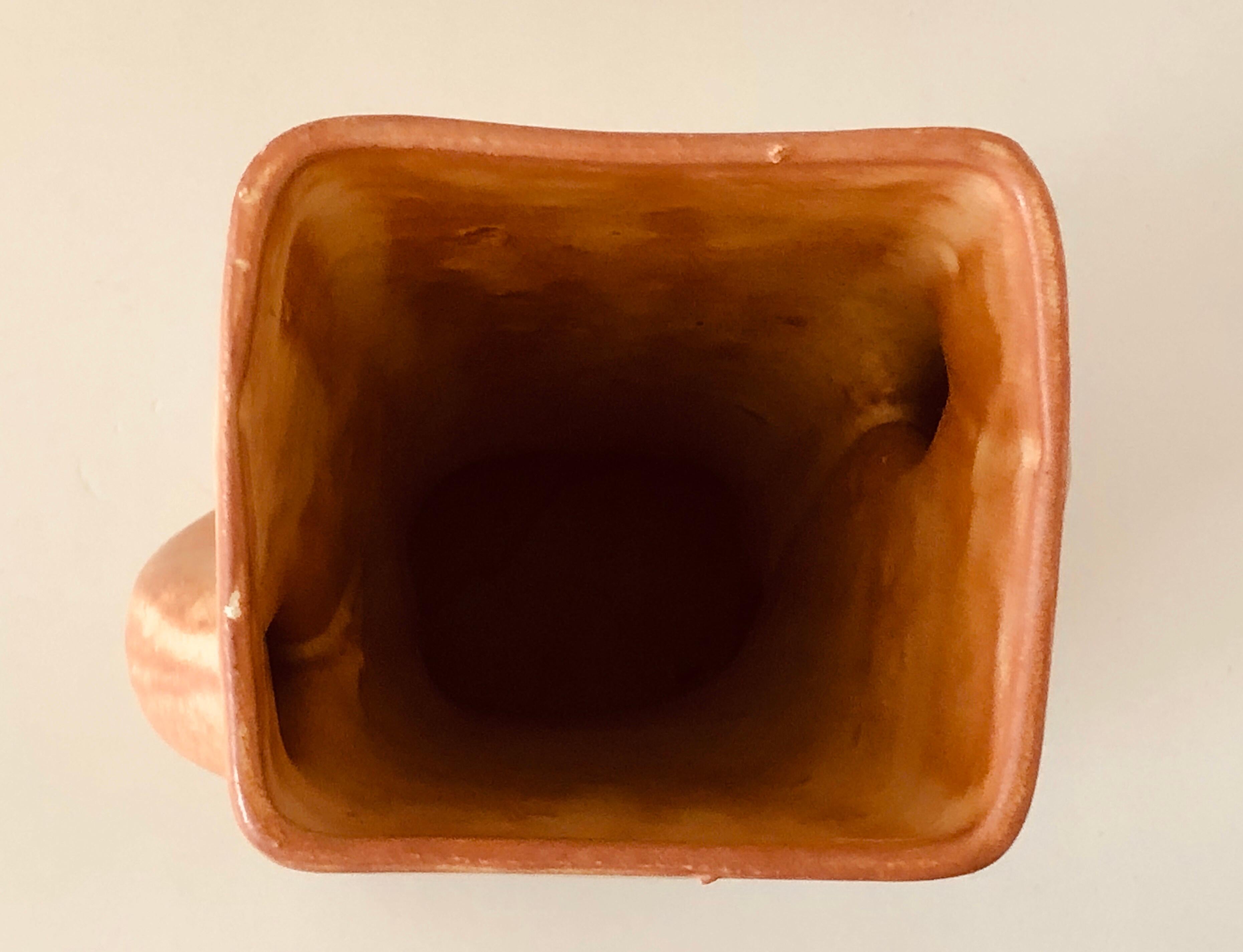 Mid-20th Century Vallauris French Ceramic Vase Modernist Organic Vessel