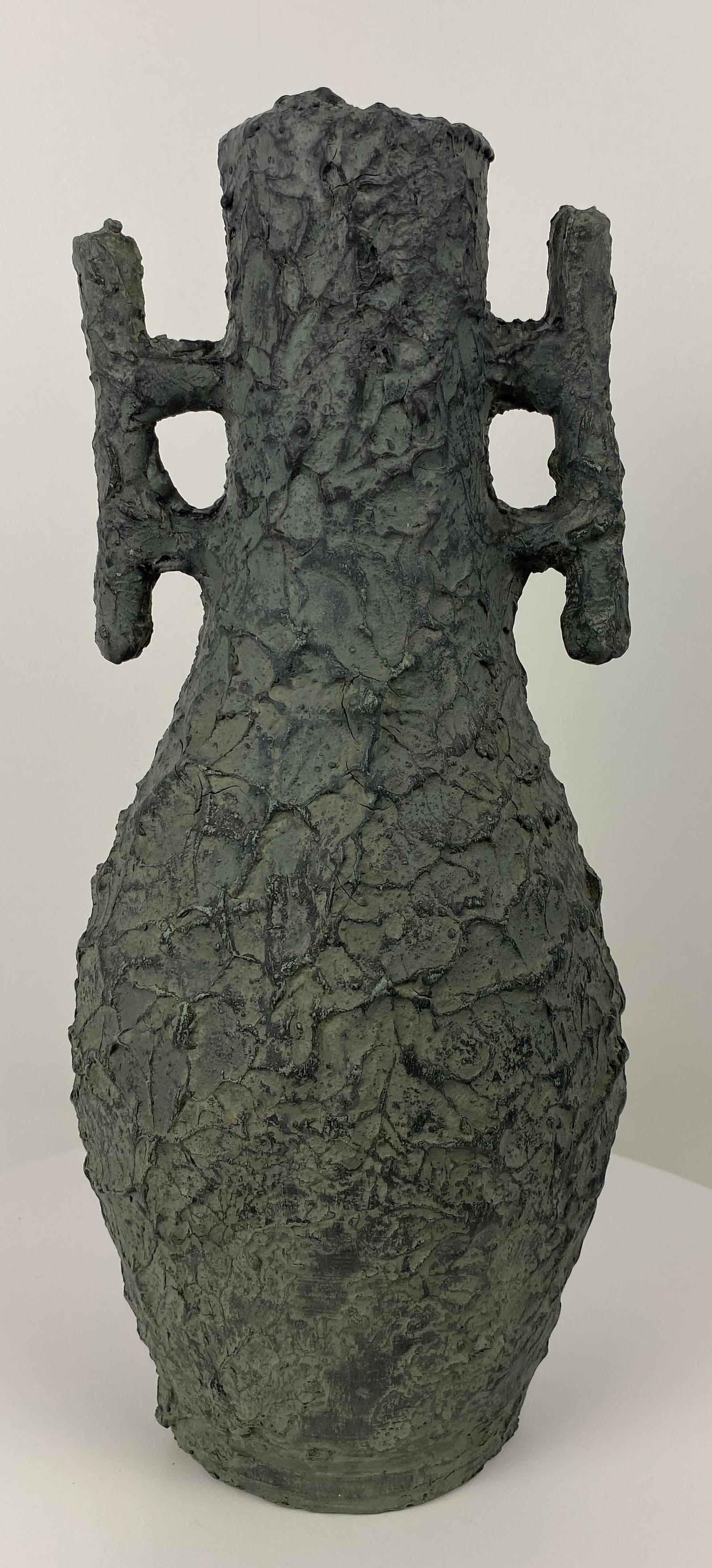 Fait main Vase en céramique émaillée Vallauris en vente