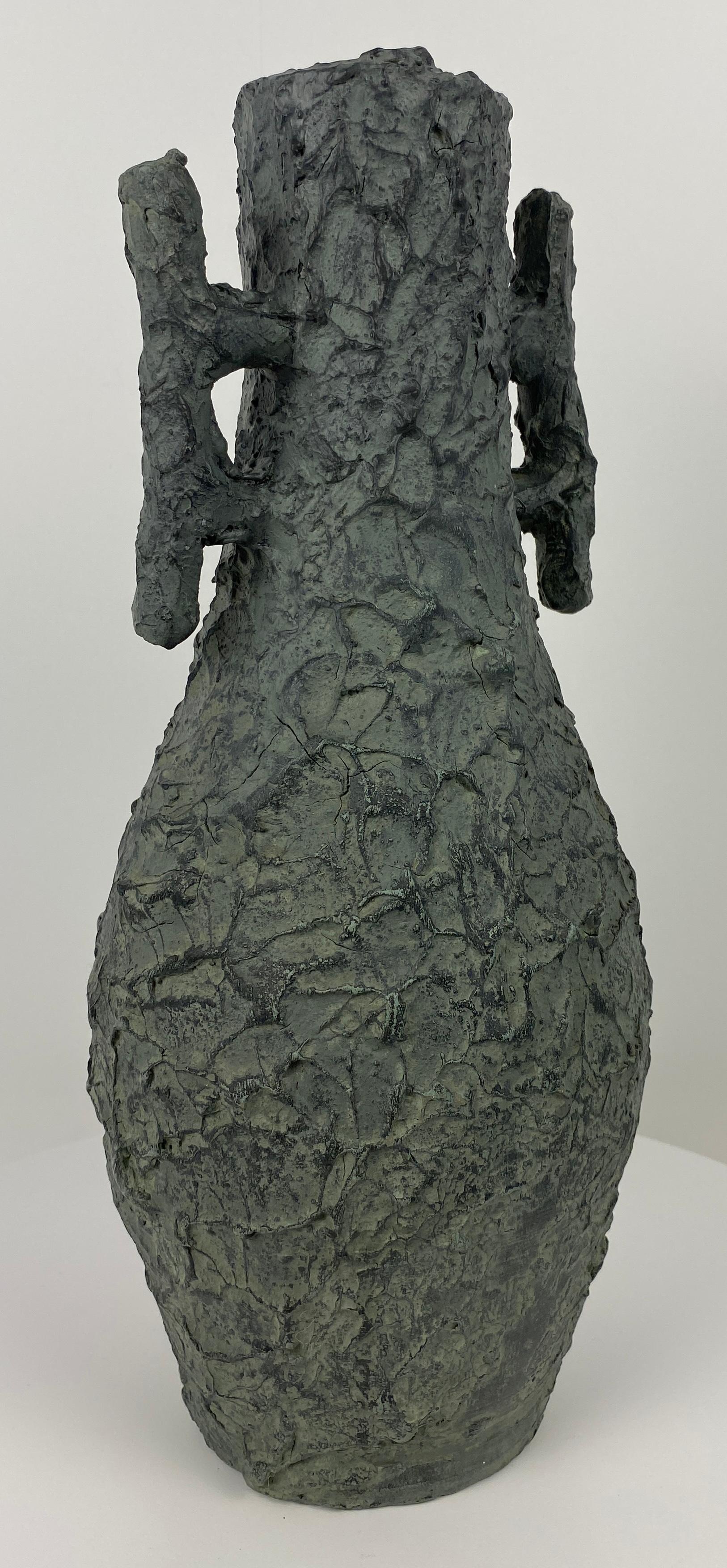 Céramique Vase en céramique émaillée Vallauris en vente